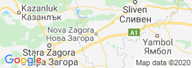 Nova Zagora map